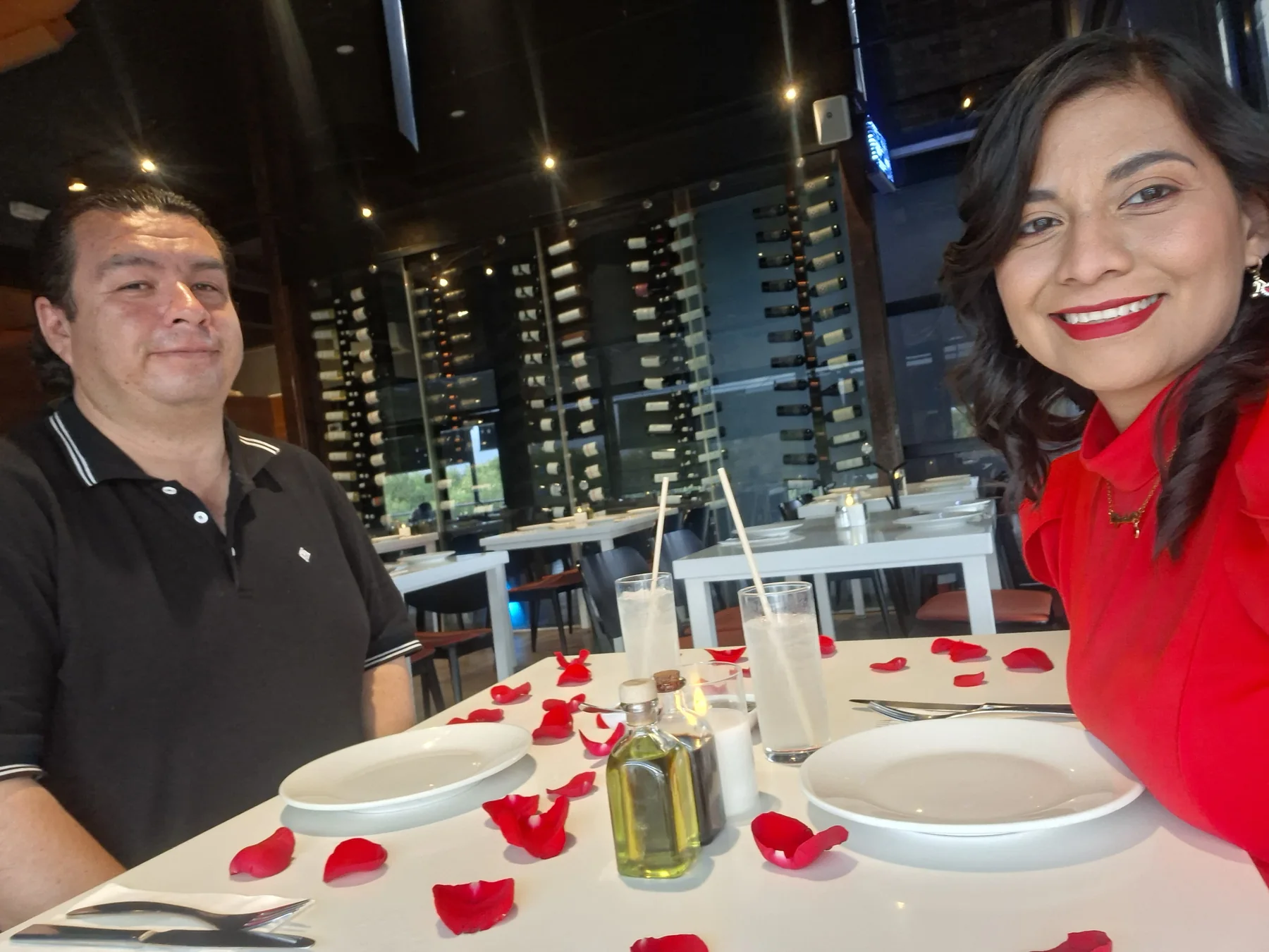 La cena — Elizabeth y Rafael