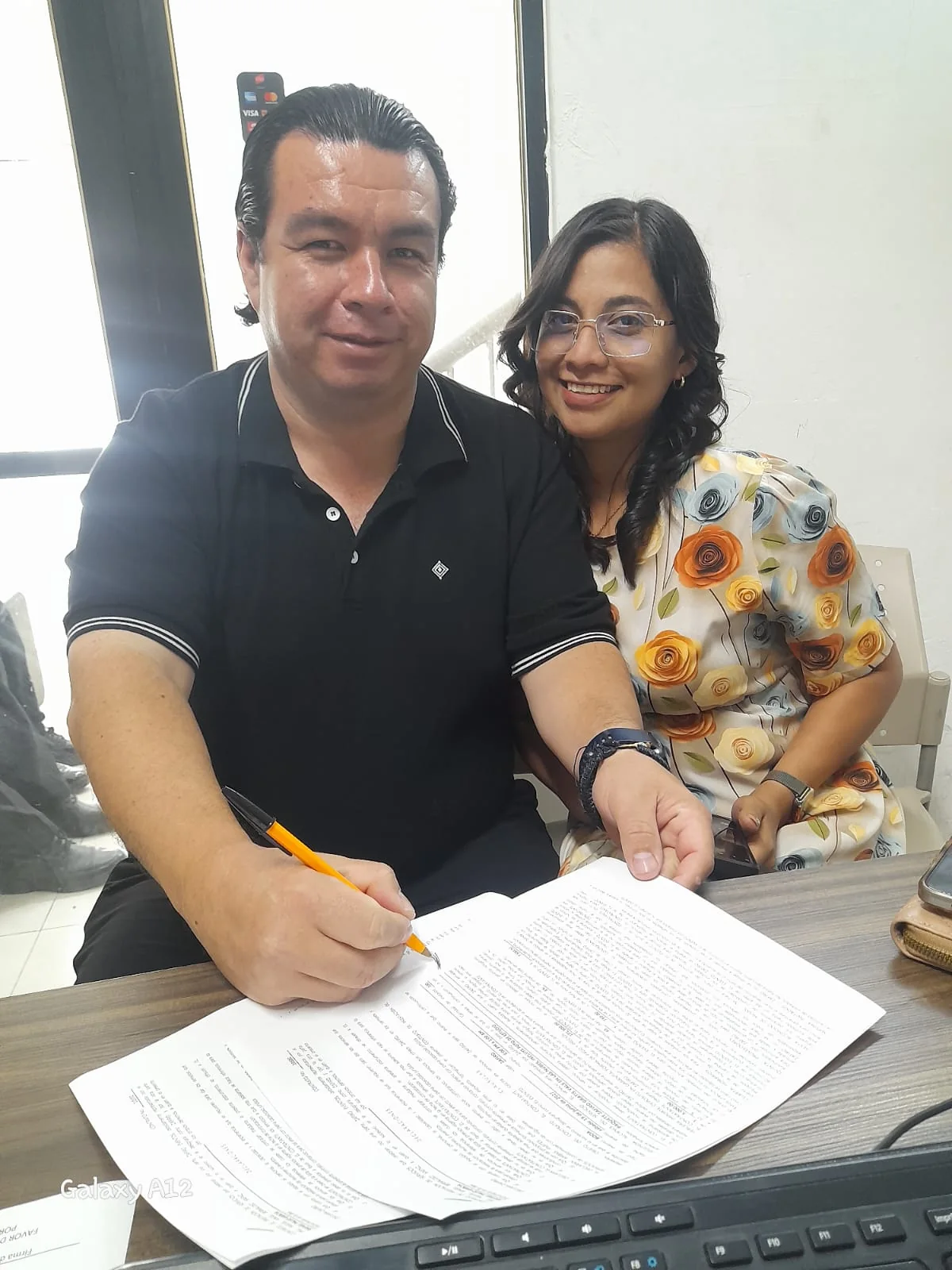 Separando el salón — Elizabeth y Rafael